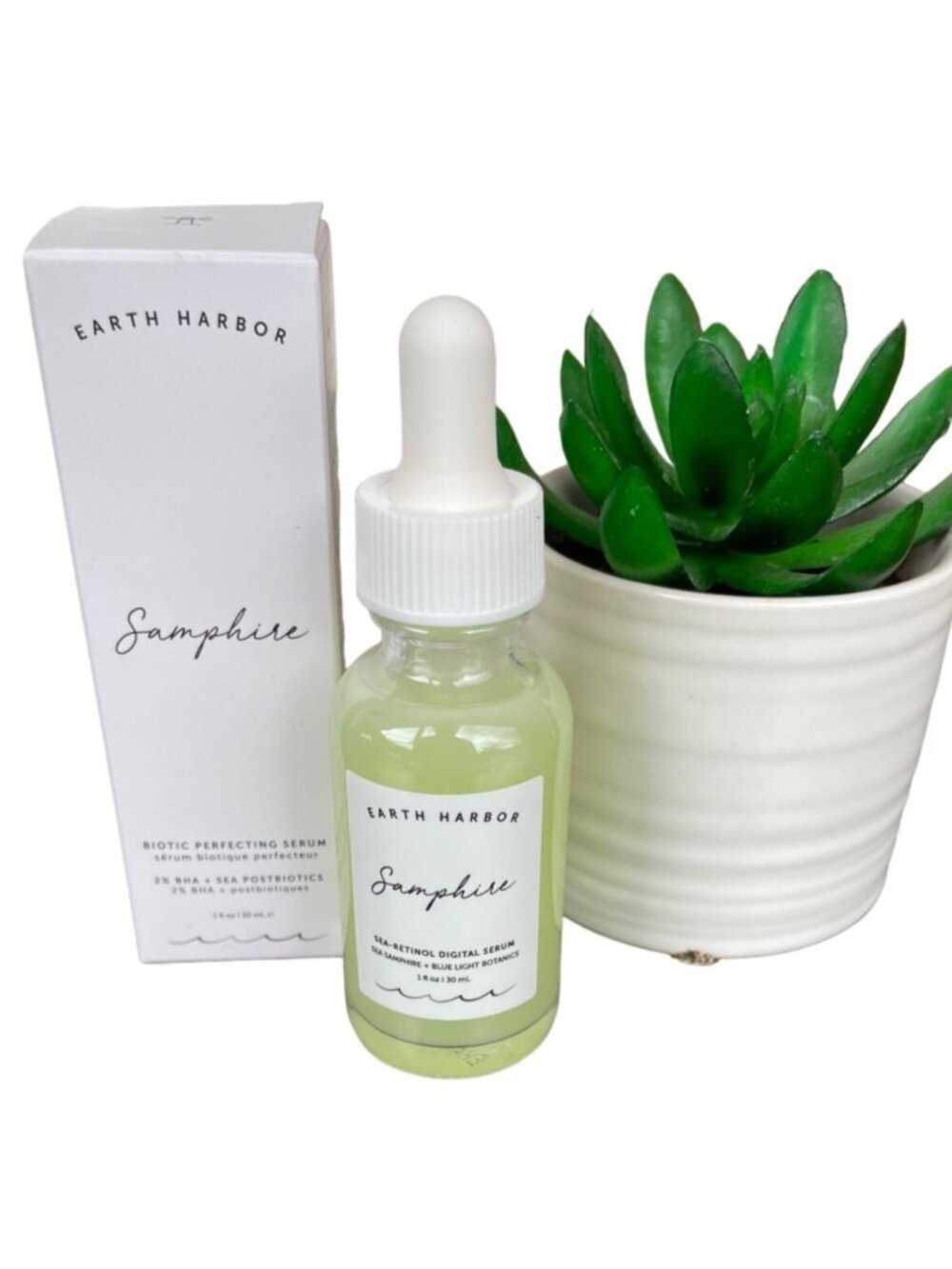 Earth Harbor Samphire Biotic Perfecting Serum for Women and Men 1 fl oz